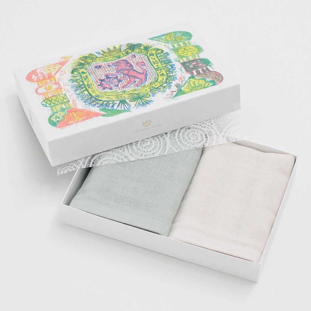 美品　PG GAUZE 帝国ホテル　タオルギフトセット PG GAUZE フェイスタオルセット 2枚入 | 帝国ホテルオンライン