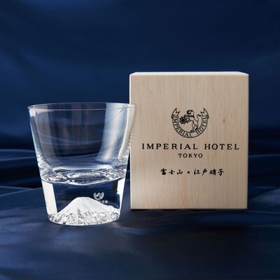 帝国ホテル ロゴマーク入り 富士山グラス