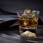 帝国ホテルロゴ入り 富士山グラス ブラスト仕上げ