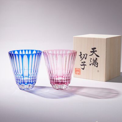 帝国ホテル 大阪開業30周年記念デザイン　天満切子フリーグラス「インペリアル 桜 」