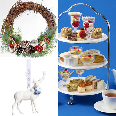 英国アフタヌーンティー付 リース作りワークショップ