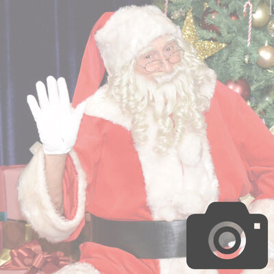 サンタと一緒にクリスマスパーティー （記念撮影）