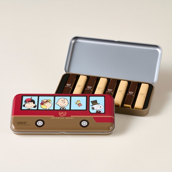 ドアマン・スヌーピー 缶入りチョコレート