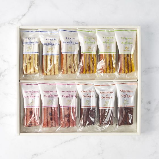 オリジナルラッピング付 スティックバウム詰合せ（SB-30BE）4種12個入